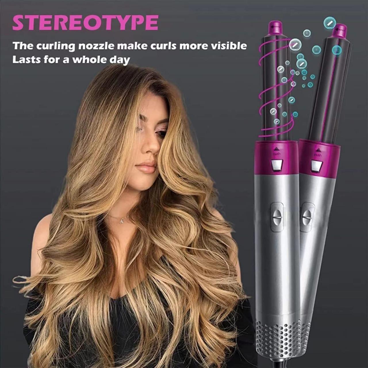 5 in 1 Professional Electric Hair Straightener Comb Brush