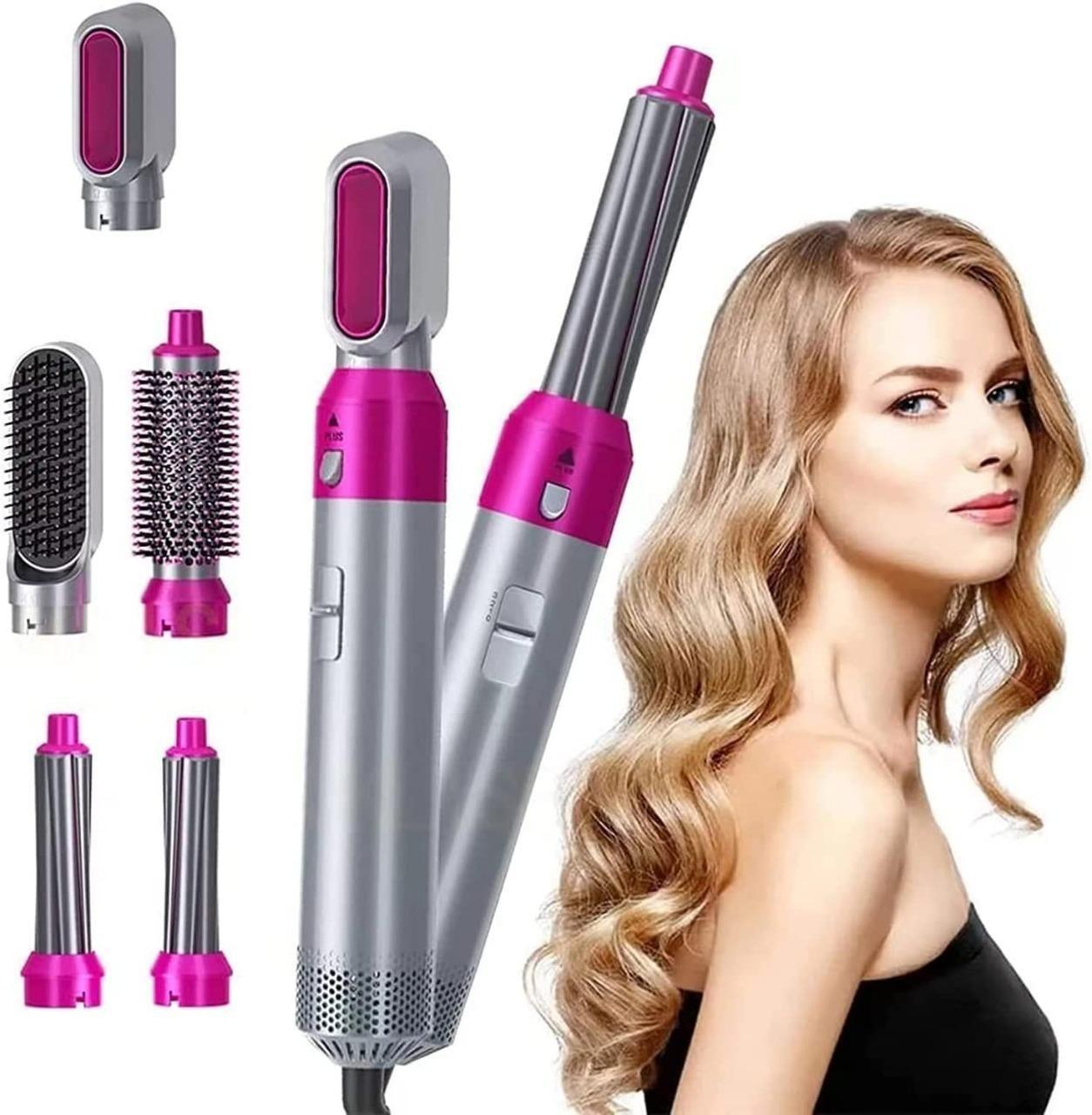 5 in 1 Professional Electric Hair Straightener Comb Brush
