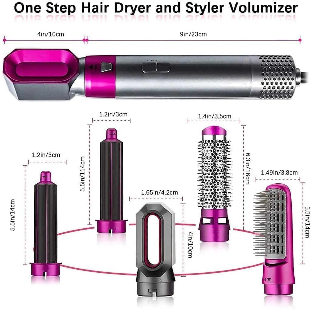 5 in 1 Professional Electric Hair Straightener Comb Brush