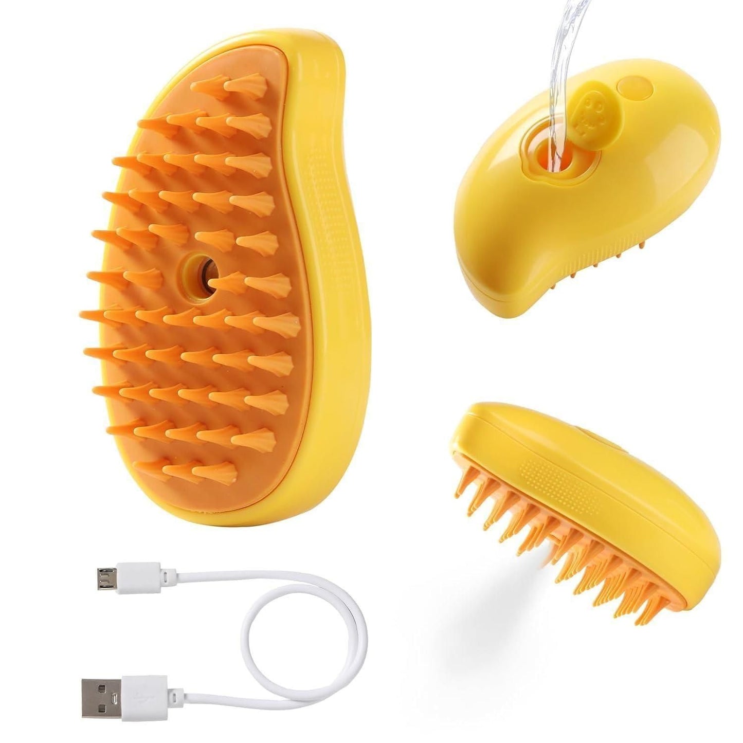 3 In 1 Steamy Pet Cat Brush Cleanser